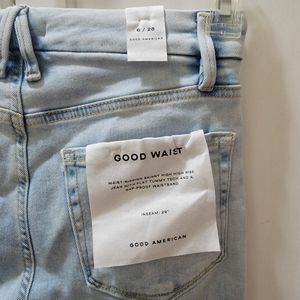Good American Good Waist Croccerover 6/28 Indigo018